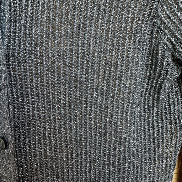 Express Gray Ribbed Sweater - Picture 3 of 4